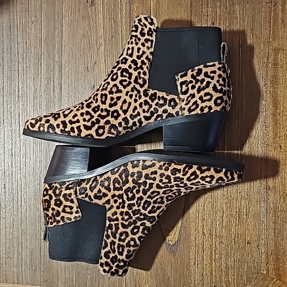 Cole Haan Gia Printed Haircalf Ankle Bootie Size 6.5 - Picture 11 of 17